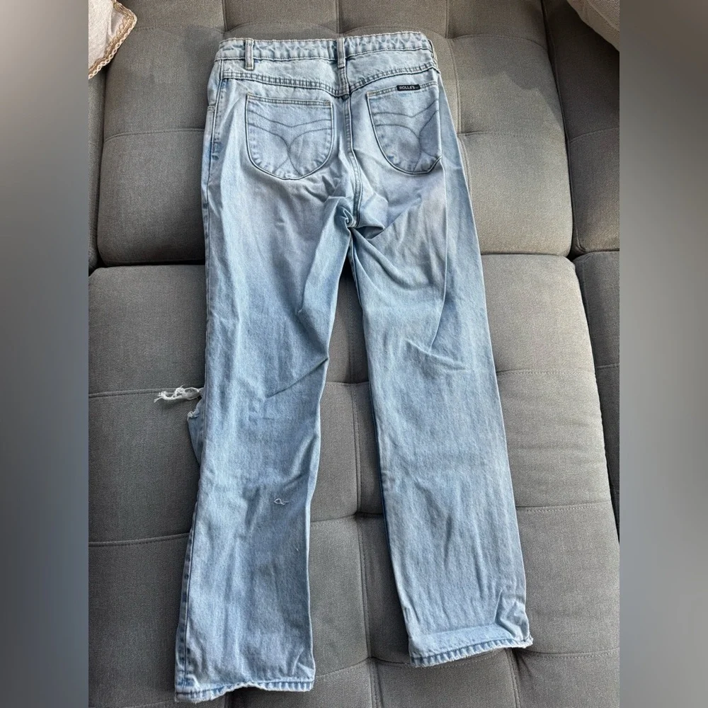 ROLLAS ORIGINAL STRAIGHT in Sunbleach Worn size 28